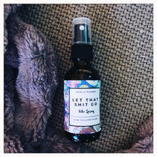 Load image into Gallery viewer, Let That Shit Go- Bay and Cedar All Natural Room Vibe Spray 2oz
